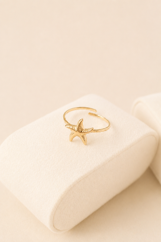 Starfish Adjustable Ring
