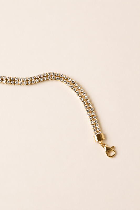 Double Row Tennis Bracelet
