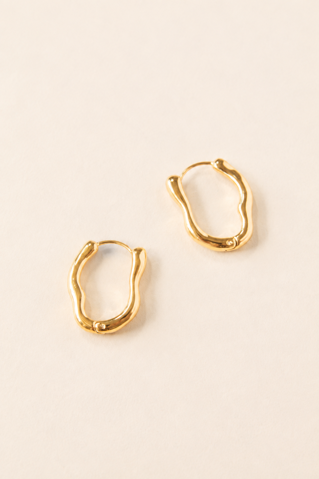 Wavy Hoop Earrings