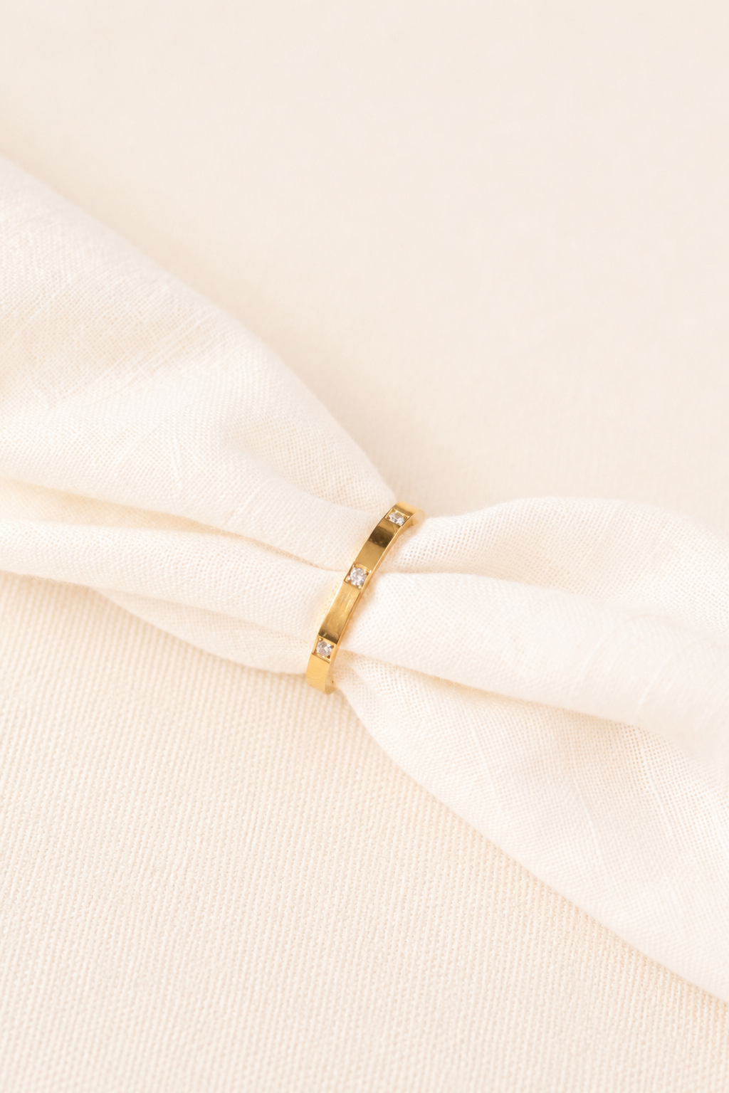 Triple Crystal Ring