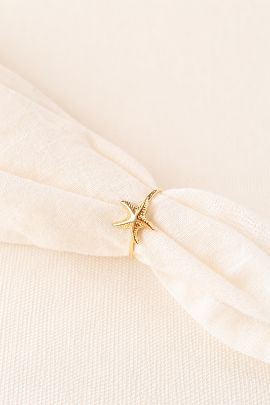 Starfish Adjustable Ring