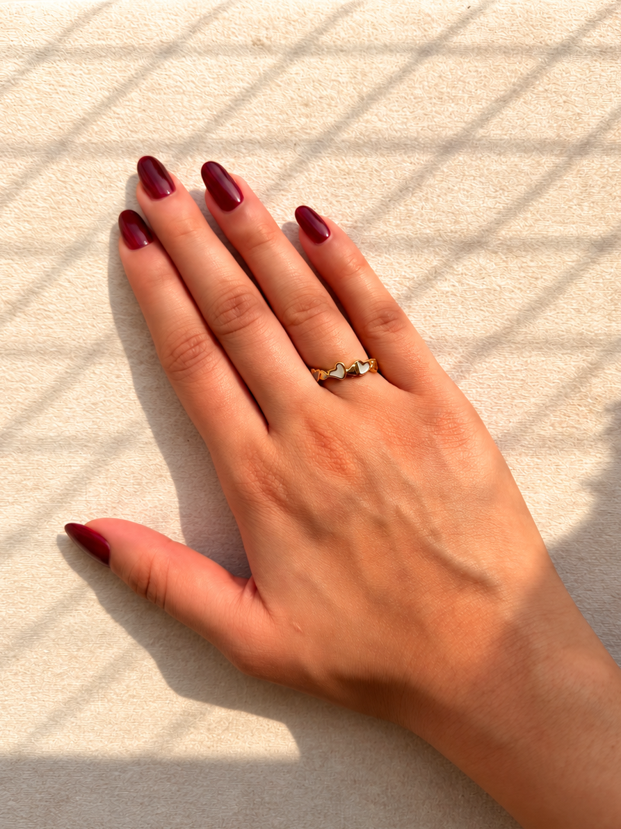 Ivory Heart Ring