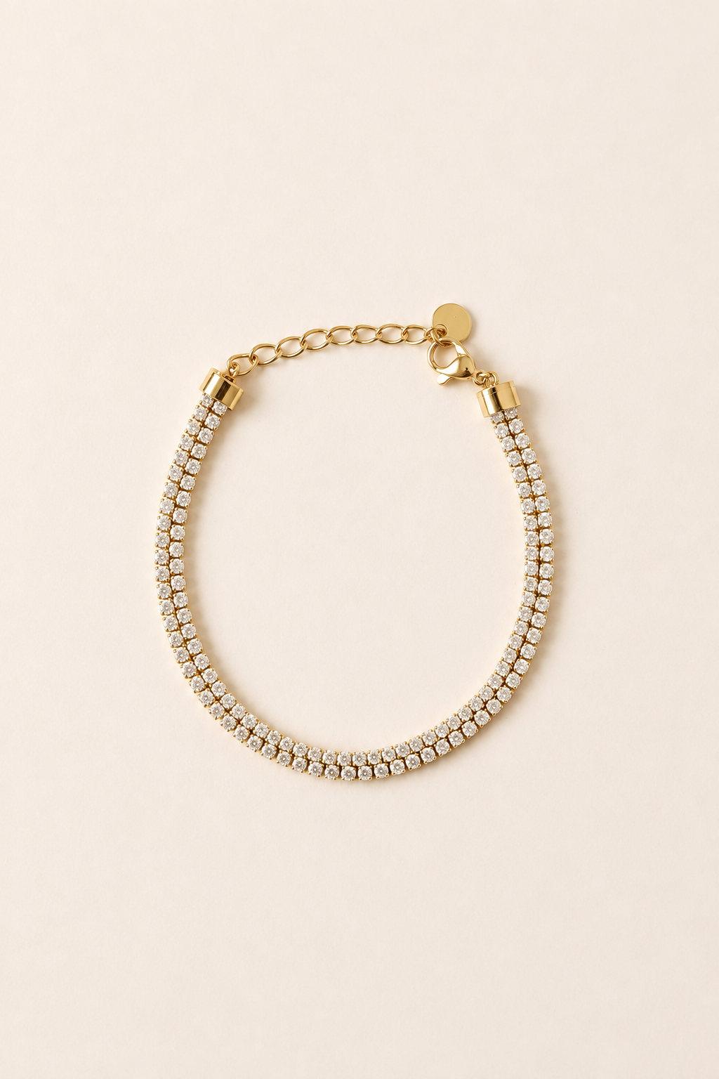 Double Row Tennis Bracelet