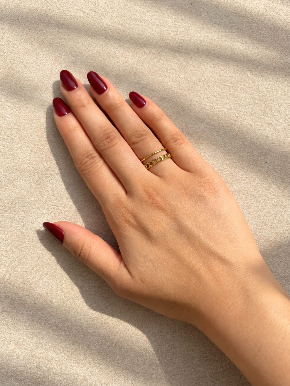 Chain Band Adjustable Ring