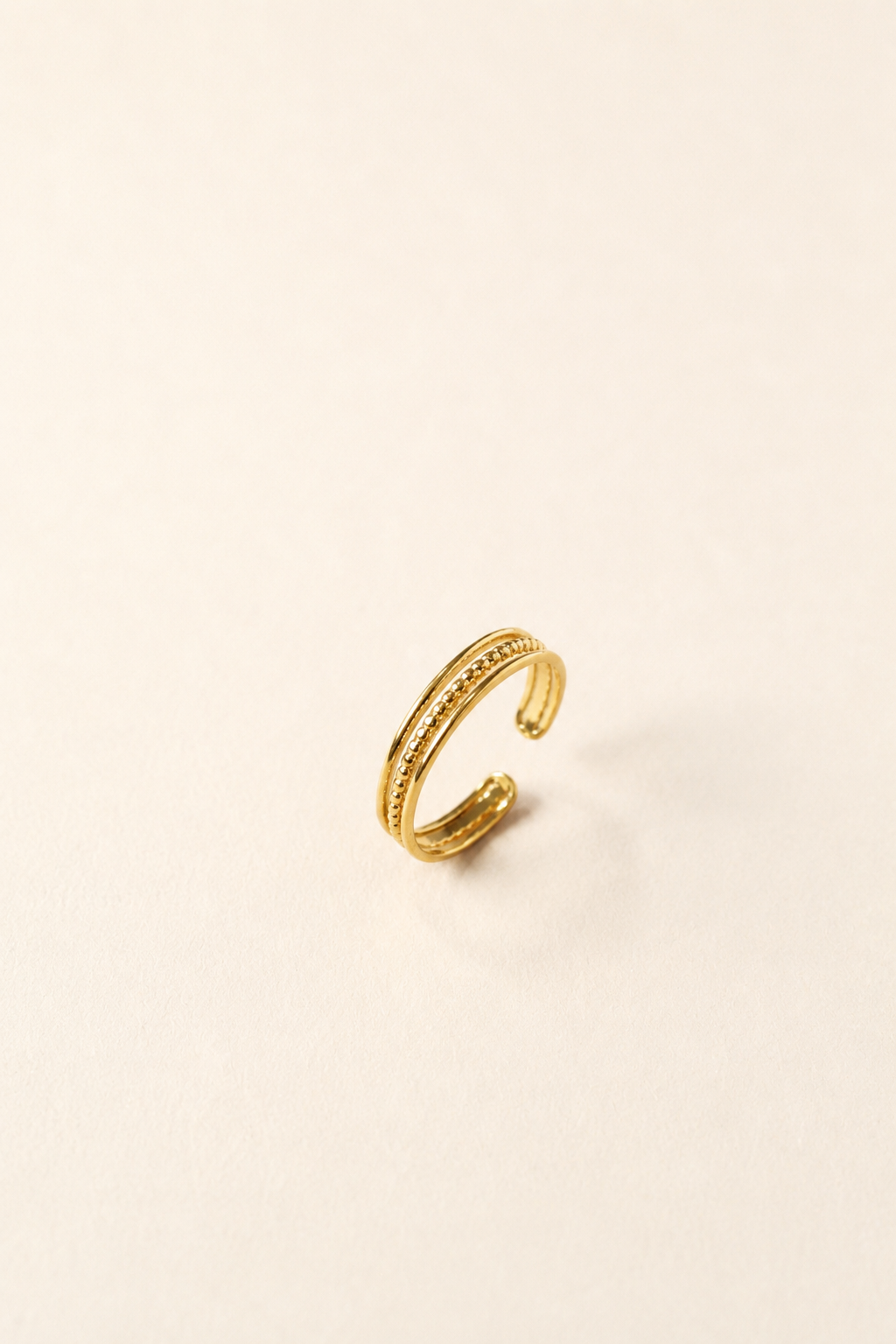 Layered Band Adjustable Ring