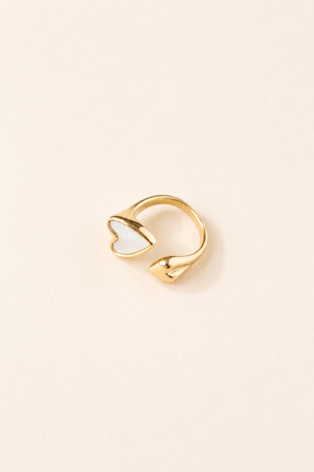 Double Heart Adjustable Ring